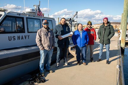 Bionet Sonar tests underwater wireless network at NUWC Division Newport’s Narragansett Bay Test Facility