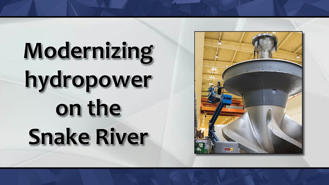 Hydropower, a clean, renewable and reliable energy source, just became safer for fish and more efficient at generating electricity, thanks to the new turbines at Ice Harbor Lock and Dam on the Snake River in southeast Washington.