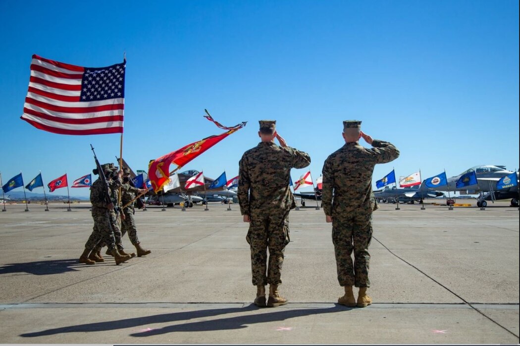 VMFAT-101 Change of Command