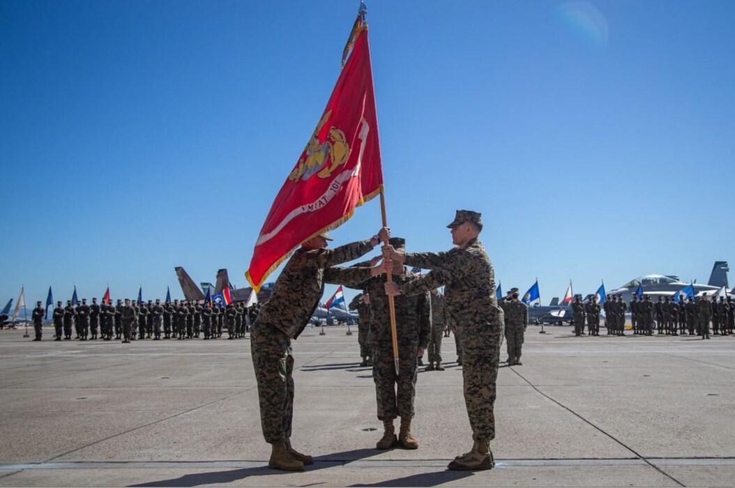 VMFAT-101 Change of Command