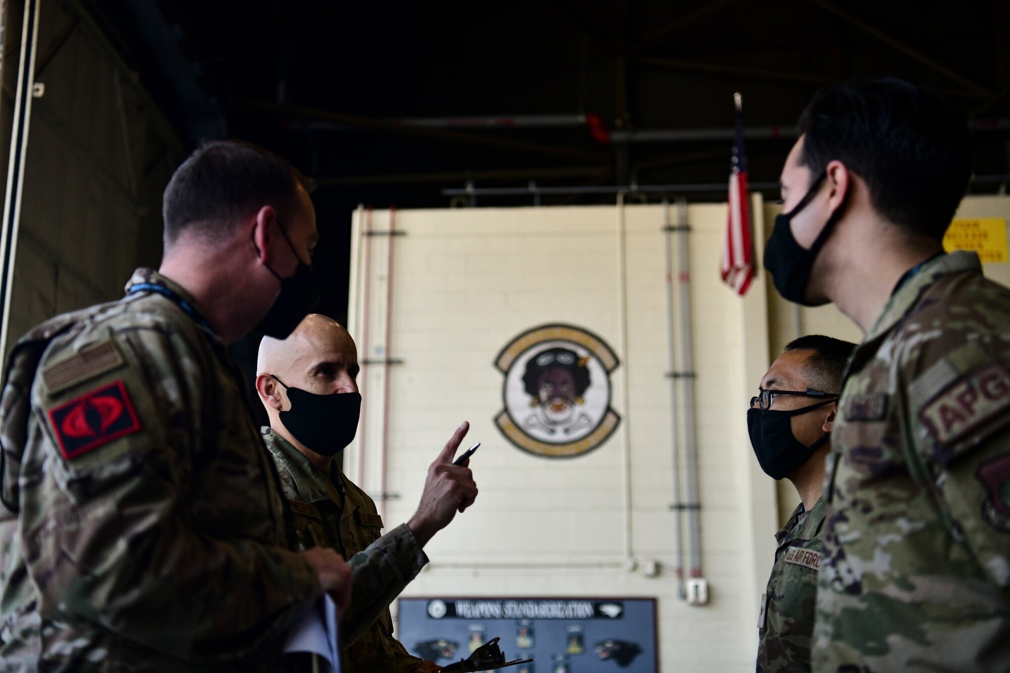Airmen participate in a maintenance competition.
