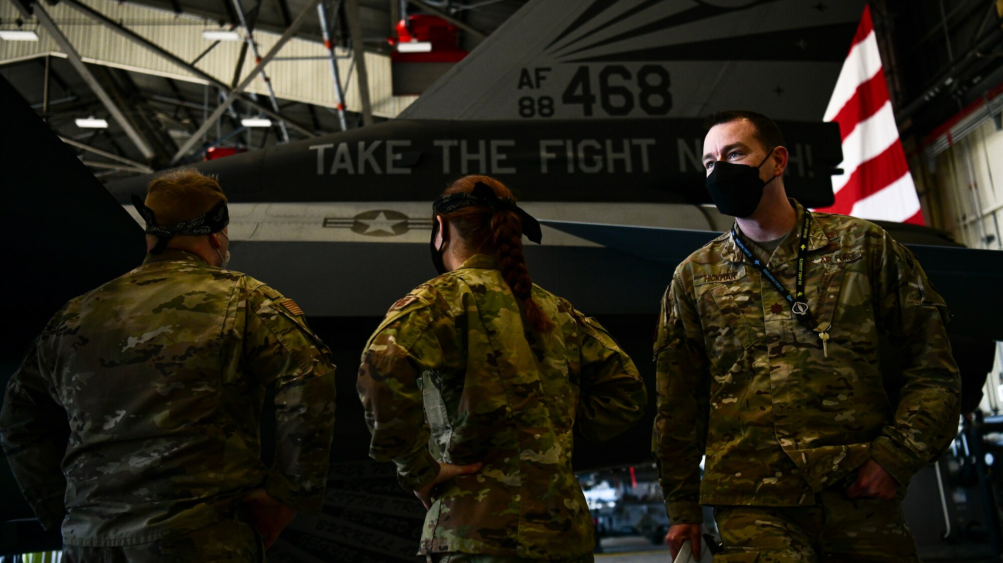 Airmen participate in a maintenance competition.