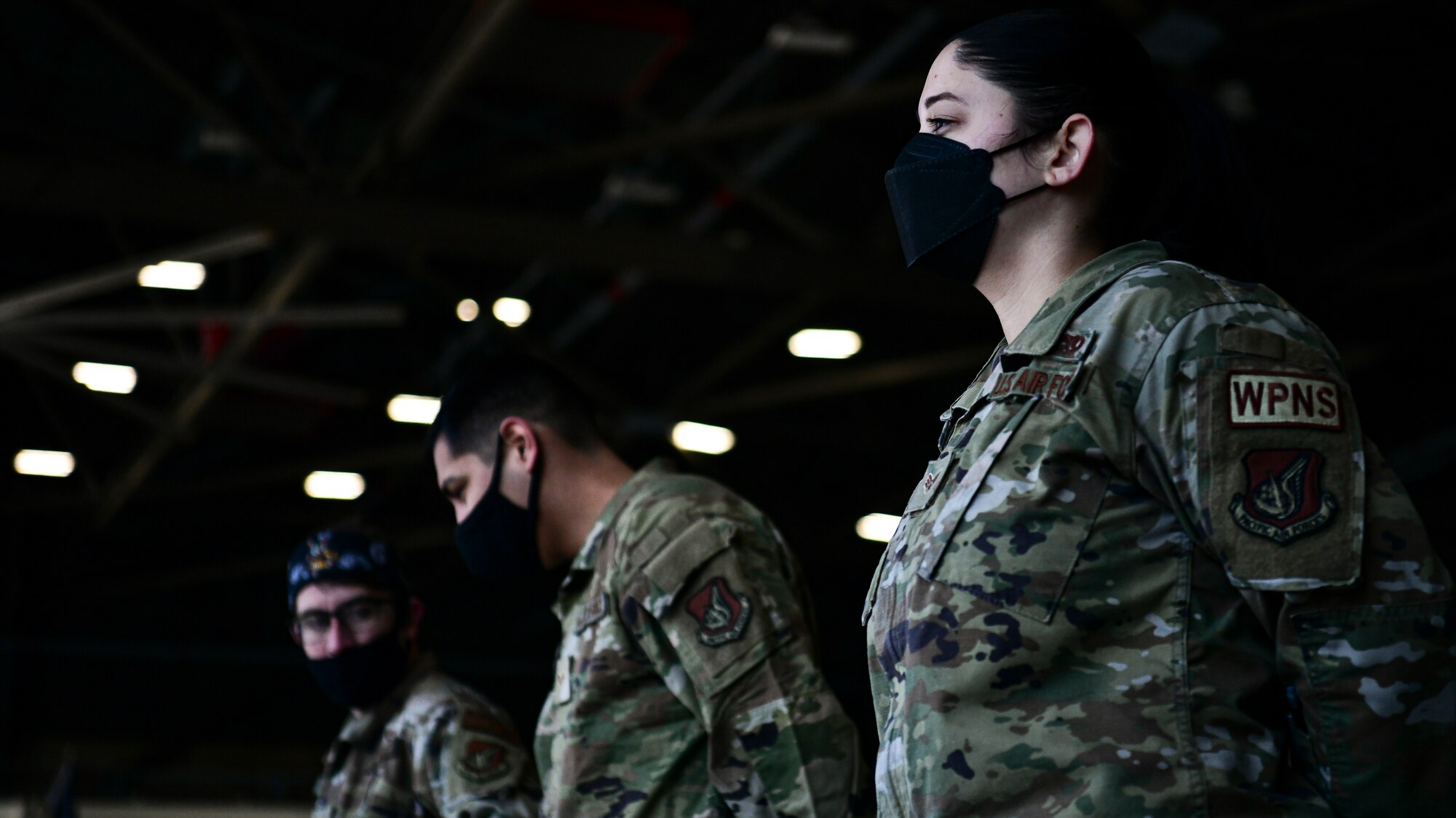 Airmen participate in a maintenance competition.