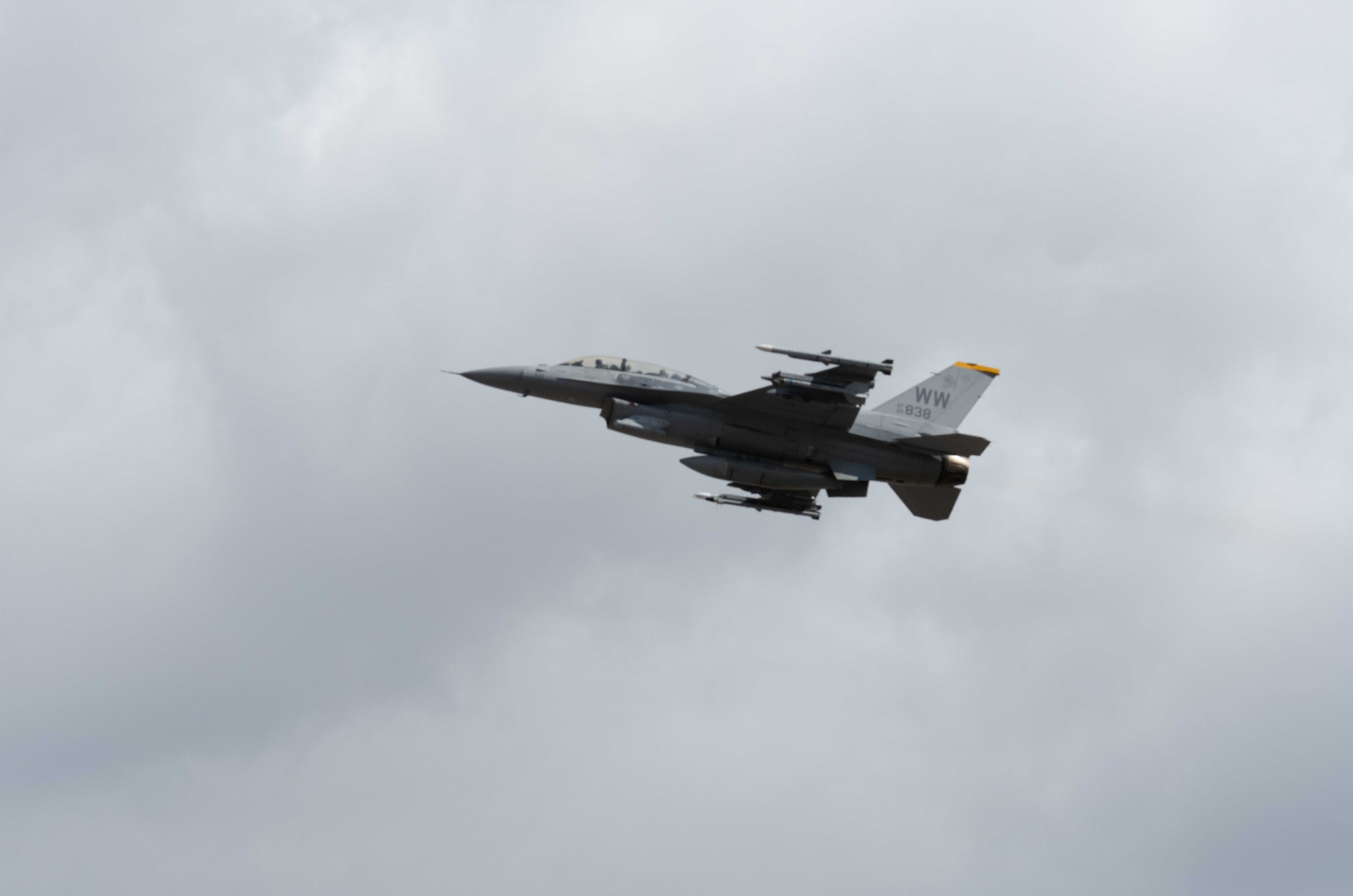 An aircraft takes off from the runway.