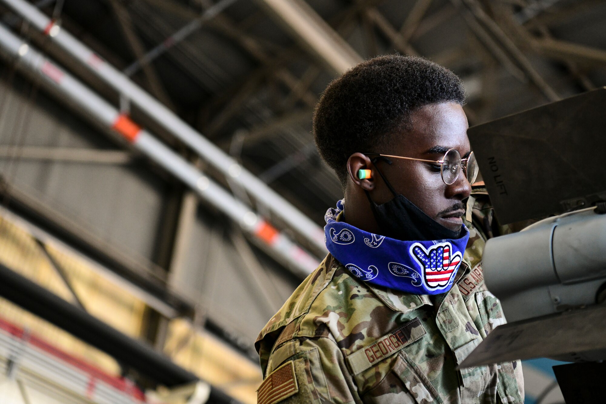 Airmen participate in a maintenance competition.