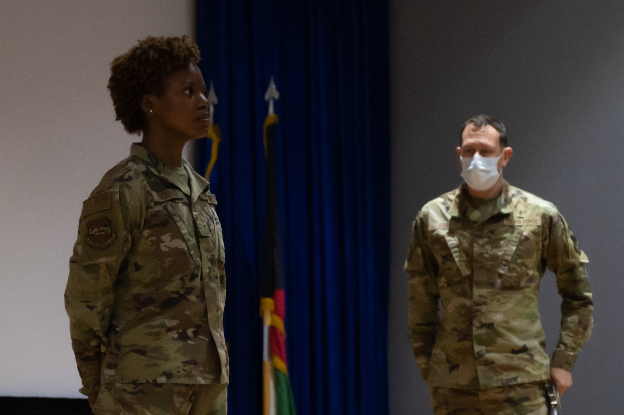 The 386th Air Expeditionary Wing Rising IV’s held a Sharp Troop Competition to showcase Airmen’s dedication to dress and appearance, drill and Air Force core values.