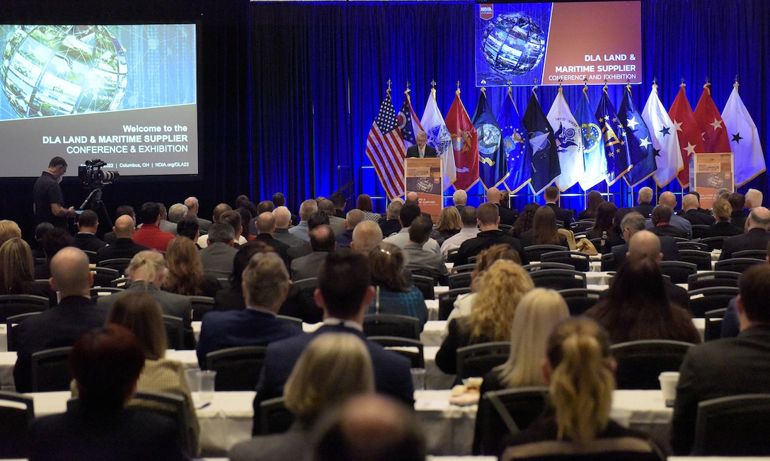 Ohio Governor Mike DeWine opened the 2022 Defense Logistics Agency Land and Maritime Supplier Conference and Exhibition in downtown Columbus April 6.