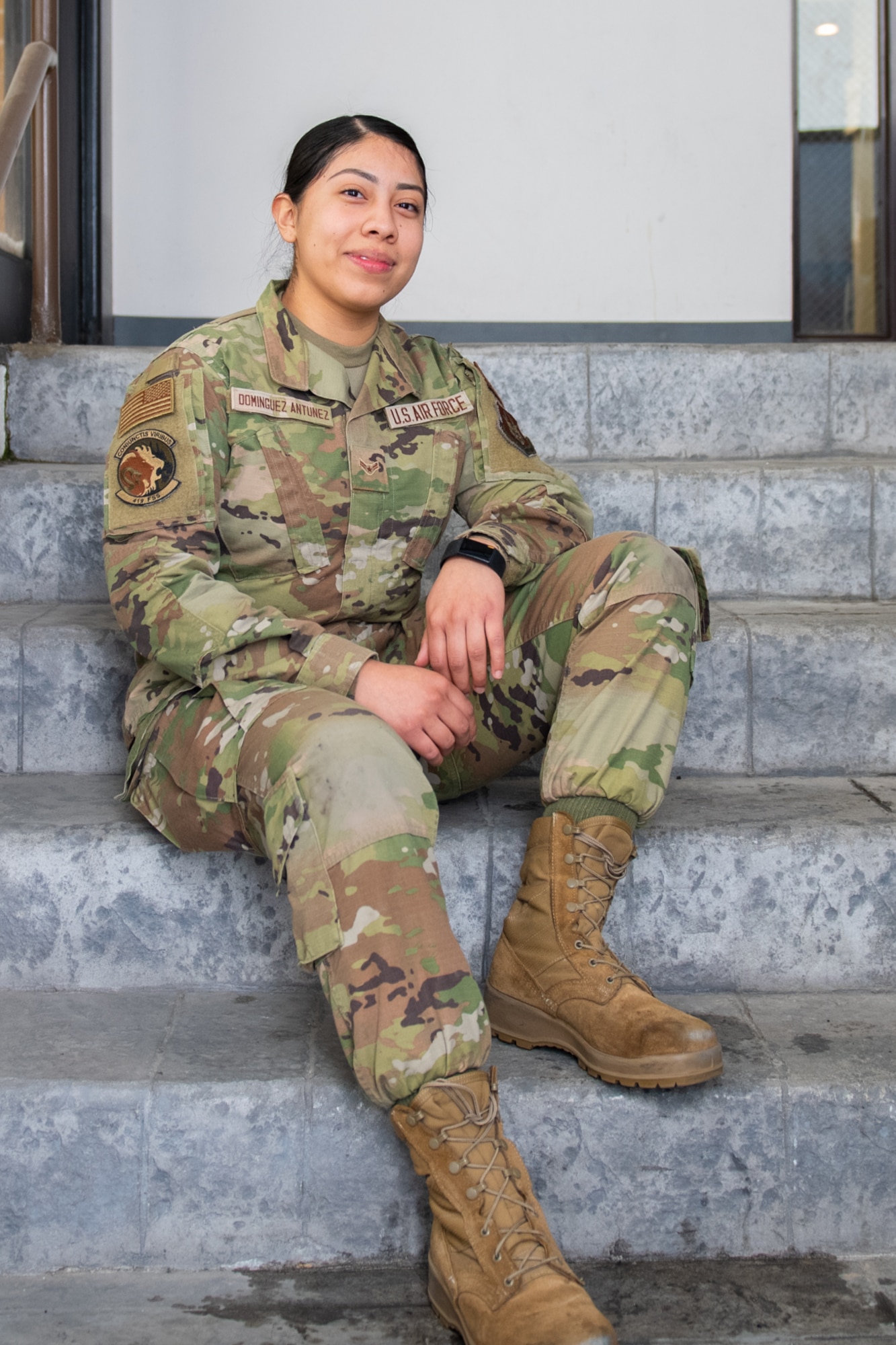 Airman 1st Class Angeles Dominguez Antunez, 419th Sustainment Services Flight, is an Air Force reservist at Hill Air Force Base, Utah.