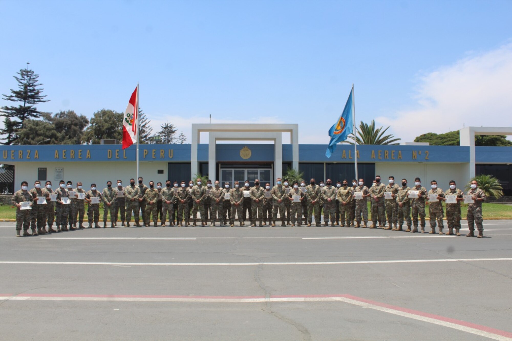 air advisors pose for a photo