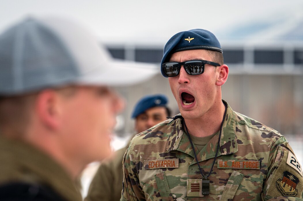 Cadets are motivated to march from the Terrazzo