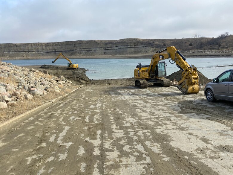 Omaha District addressing Lake Sakakawea low water boat ramp access concerns