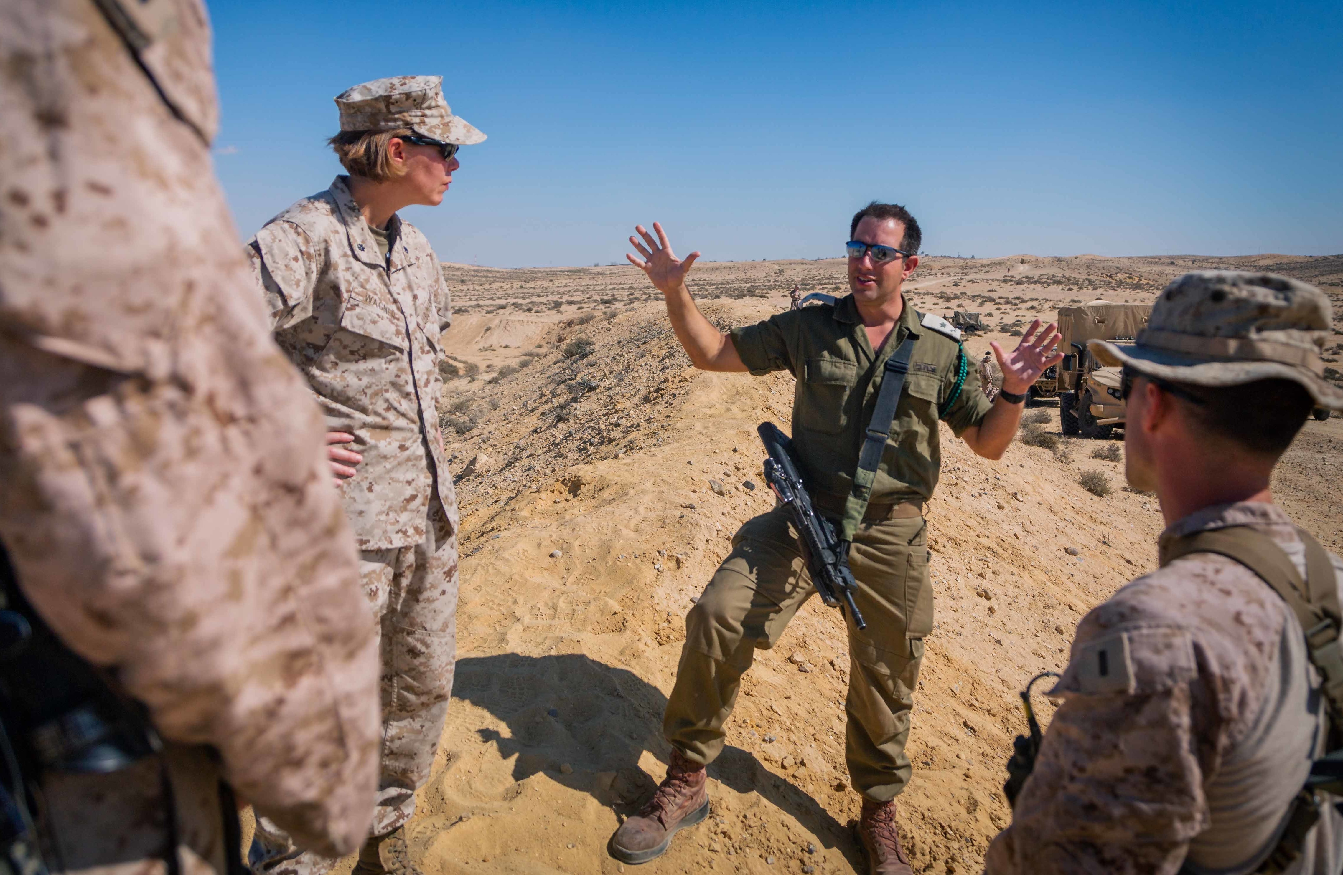 Marines in the desert