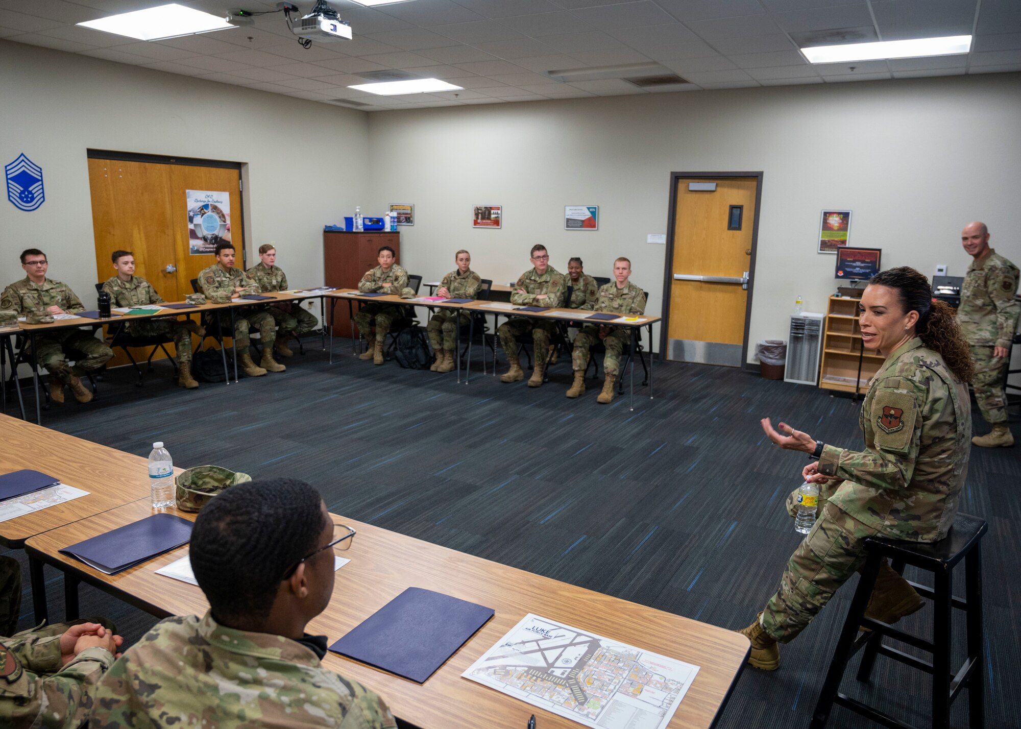 19th Air Force Command Team visits Luke AFB