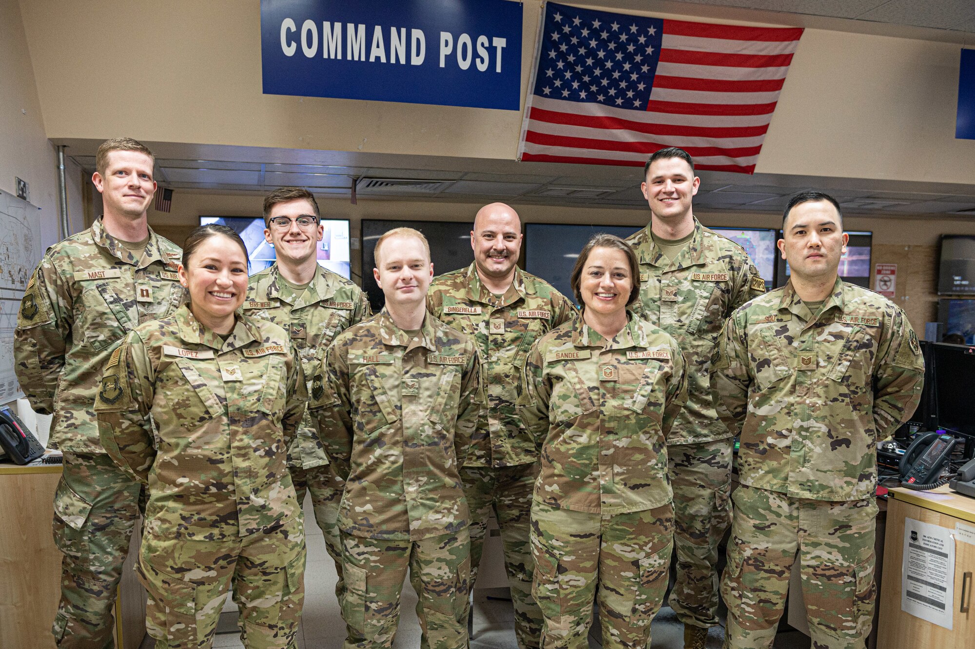 The base command and control operations center is the central command point for mission operations. It's the job of Airmen within to ensure operations and communications run efficiently and effectively.