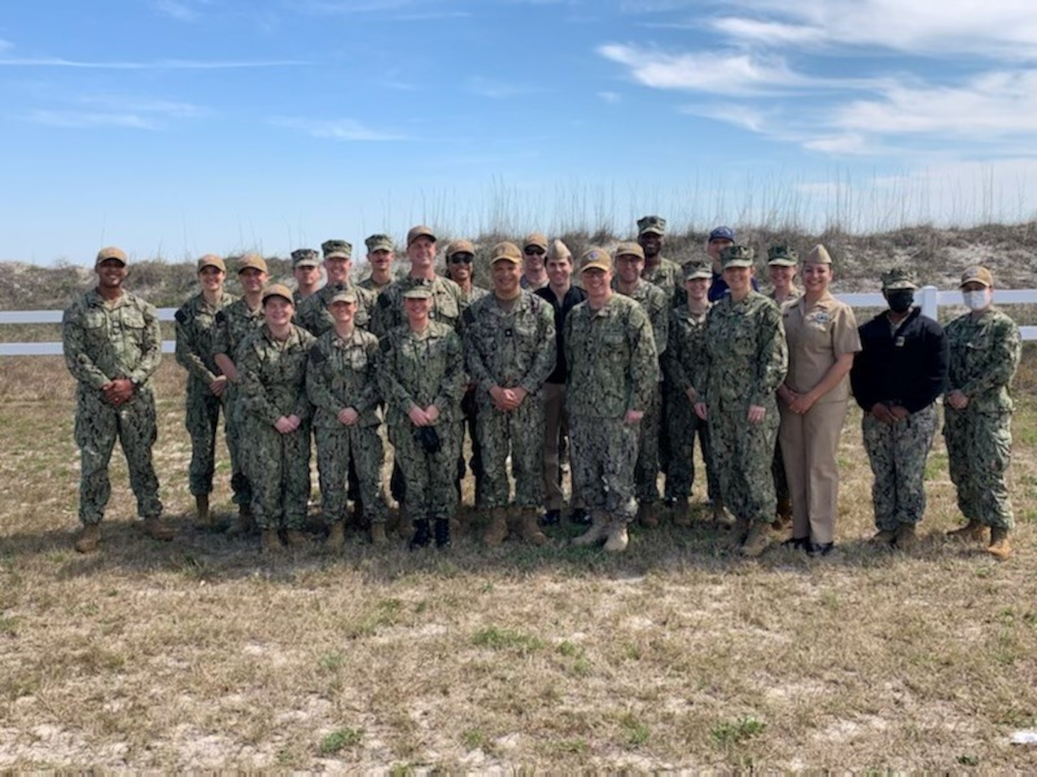 Rear Adm. David G. Wilson meets with Southeast personnel.