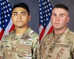 North Dakota National Guard Spcs. Luis Alvarado and Gracin Clem, assigned to Joint Task Force North, Task Force Legion in Del Rio, Texas, rescued migrants trying to cross the Rio Grande River. The Soldiers were conducting mobile surveillance camera site operations for Customs and Border Protection.