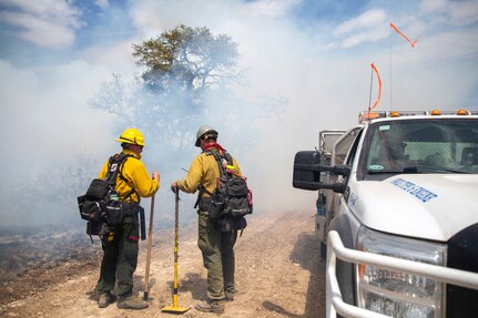 Inter-agency support vital to JBSA-Camp Bullis wildfire response