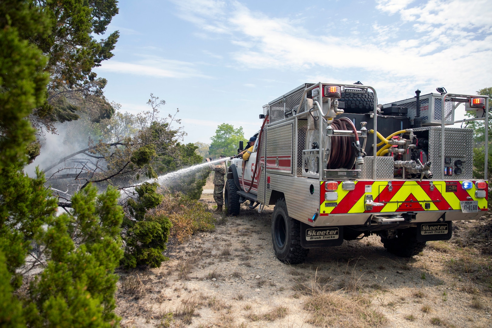Inter-agency support vital to JBSA-Camp Bullis wildfire response