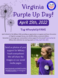 Virginia Purple Up Day