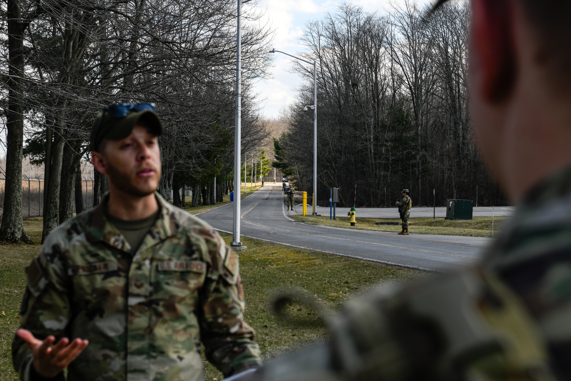 Air Force Reserve Command Defenders assigned to the 446th Security Forces Squadron, Joint Base Lewis-McChord, Washington, completed the two-week Integrated Defense Leadership Course, based at YARS and using training grounds at CJAG, in March 2022.
