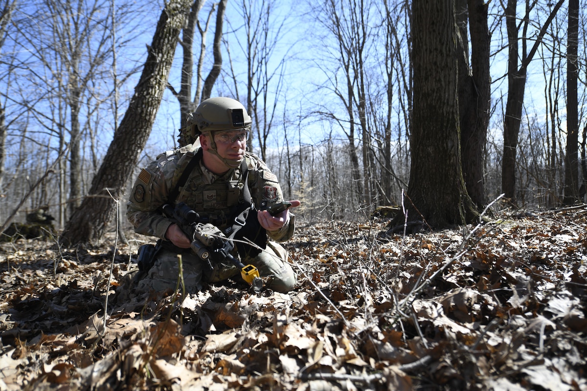 Air Force Reserve Command Defenders assigned to the 446th Security Forces Squadron, Joint Base Lewis-McChord, Washington, completed the two-week Integrated Defense Leadership Course, based at YARS and using training grounds at CJAG, in March 2022.