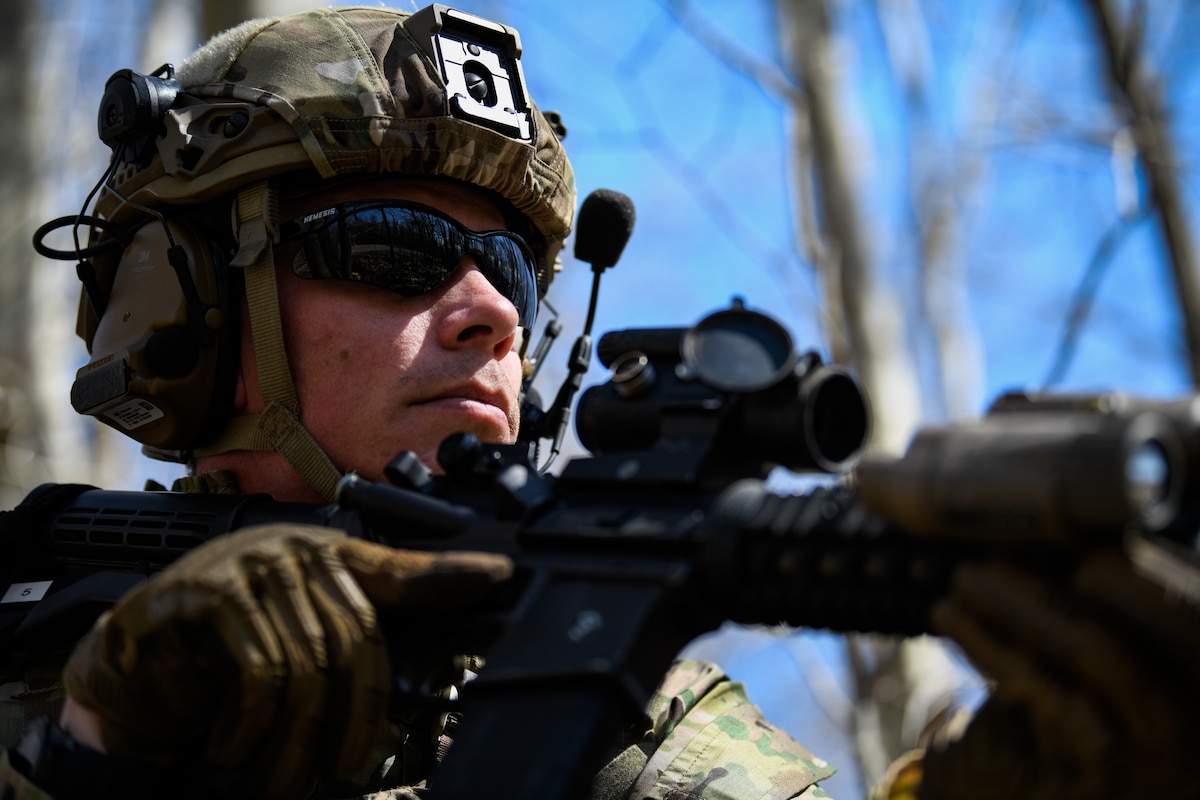 Air Force Reserve Command Defenders assigned to the 446th Security Forces Squadron, Joint Base Lewis-McChord, Washington, completed the two-week Integrated Defense Leadership Course, based at YARS and using training grounds at CJAG, in March 2022.