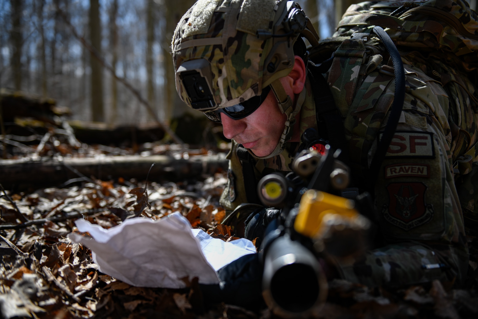 Air Force Reserve Command Defenders assigned to the 446th Security Forces Squadron, Joint Base Lewis-McChord, Washington, completed the two-week Integrated Defense Leadership Course, based at YARS and using training grounds at CJAG, in March 2022.