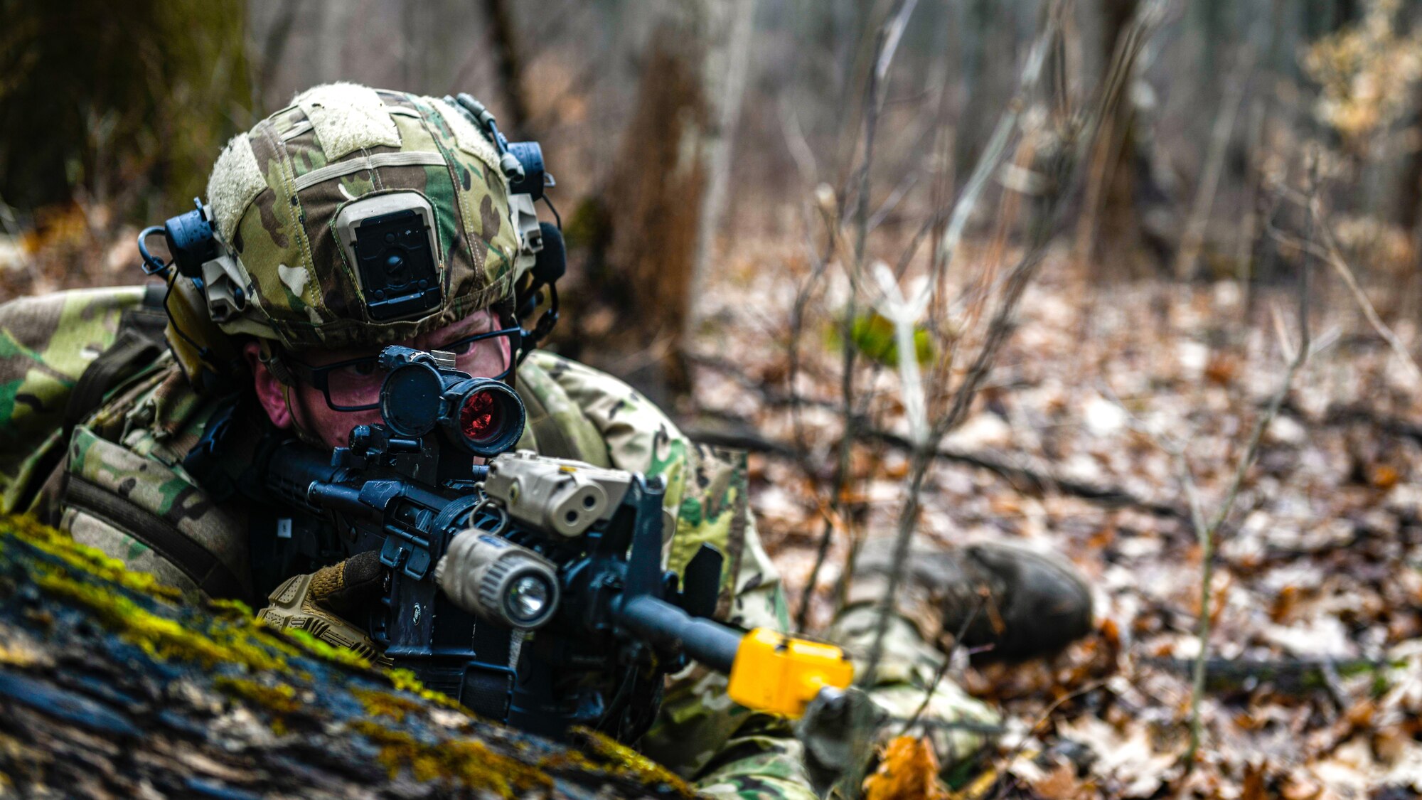 Air Force Reserve Command Defenders assigned to the 446th Security Forces Squadron, Joint Base Lewis-McChord, Washington, completed the two-week Integrated Defense Leadership Course, based at YARS and using training grounds at CJAG, in March 2022.