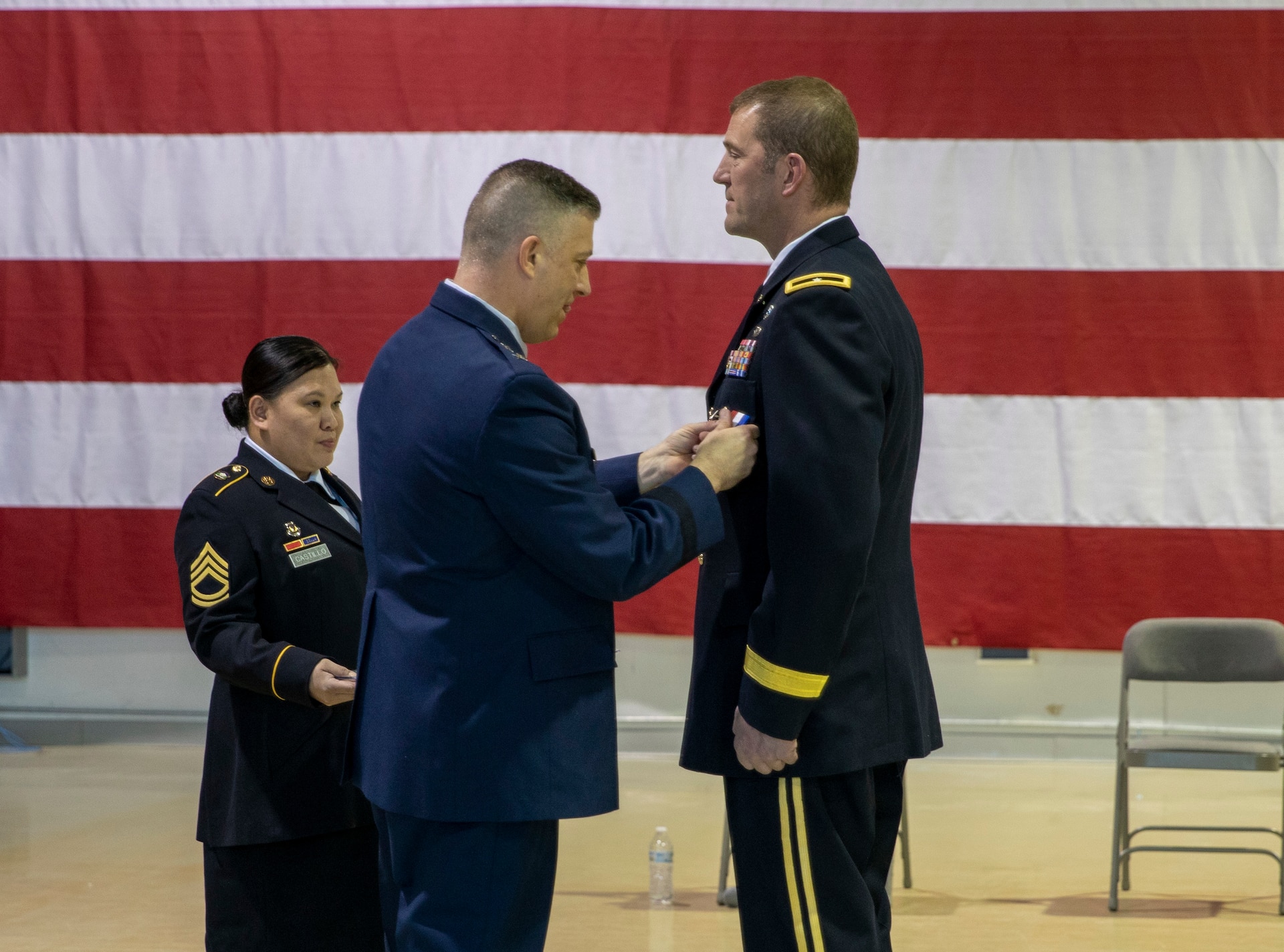 Brig. Gen. Charles Lee Knowles retired after 35 years of service in the Alaska Army National Guard during a ceremony on Joint Base Elmendorf-Richardson, April 10, 2022. A born and raised Alaskan, Knowles joined in 1987 and received his commission as an infantry officer in 1995. He served many years in the 297th Infantry Battalion, and went on to serve as the chief of staff for the AKARNG, commander of the Alaska Army National Guard’s Recruiting and Retention Battalion and commander of the 297th Battlefield Surveillance Brigade. (U.S. Army National Guard photo by Spc. Grace Nechanicky)