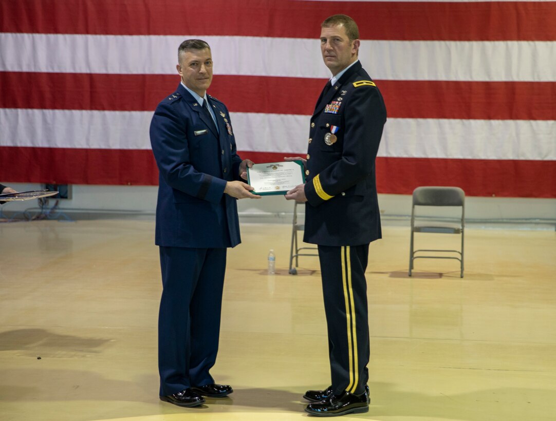 Brig. Gen. Charles Lee Knowles retired after 35 years of service in the Alaska Army National Guard during a ceremony on Joint Base Elmendorf-Richardson, April 10, 2022. A born and raised Alaskan, Knowles joined in 1987 and received his commission as an infantry officer in 1995. He served many years in the 297th Infantry Battalion, and went on to serve as the chief of staff for the AKARNG, commander of the Alaska Army National Guard’s Recruiting and Retention Battalion and commander of the 297th Battlefield Surveillance Brigade. (U.S. Army National Guard photo by Spc. Grace Nechanicky)