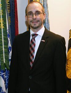 Dr. Arnold Kammel, policy director, Austrian defense ministry, visits the Pentagon, Washington, D.C., Oct. 15, 2021. (U.S. Army National Guard photo by Master Sgt. Jim Greenhill)