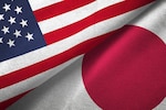 Flags of U.S. and Japan