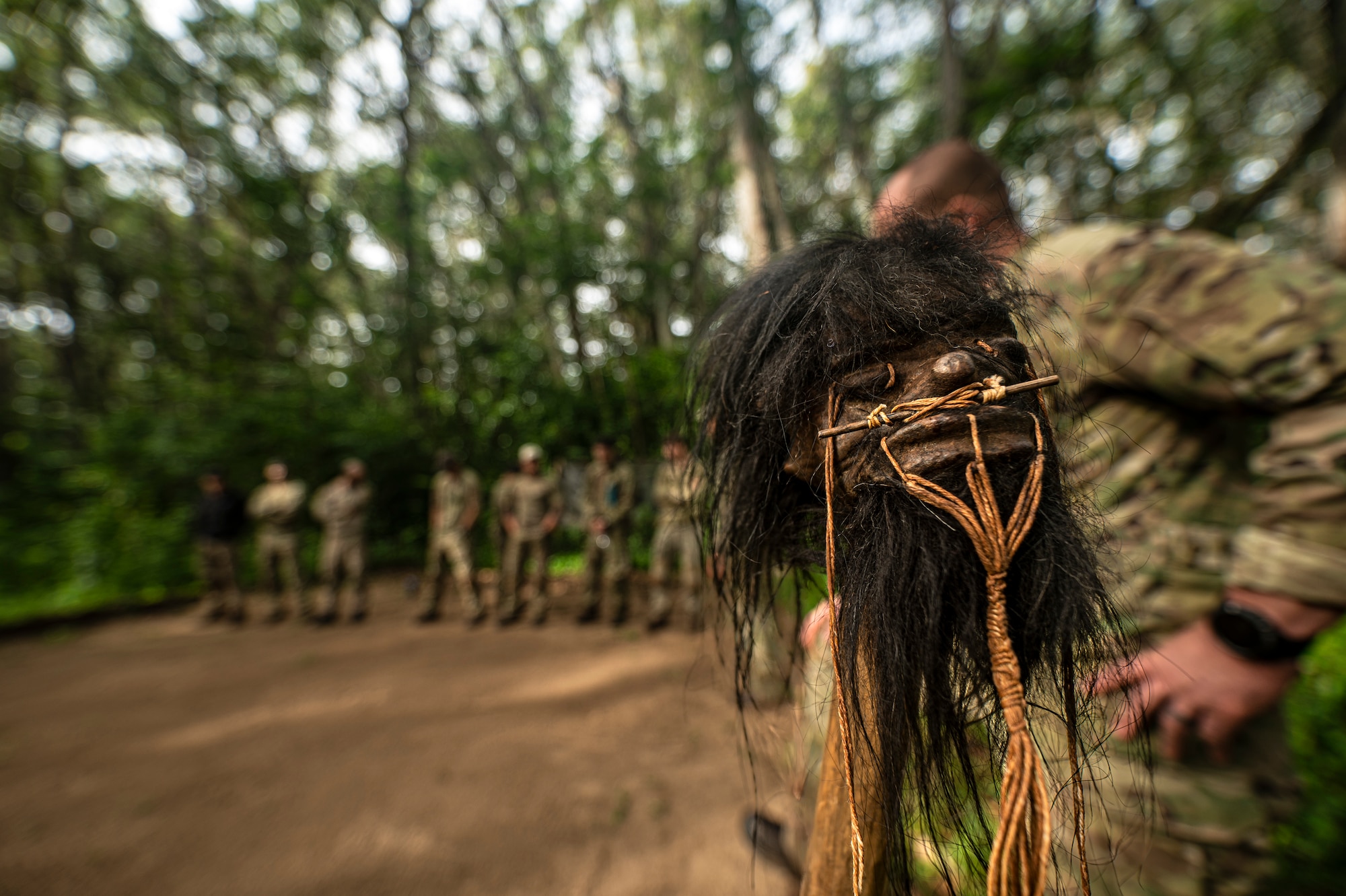 Photo Airmen in the jungle