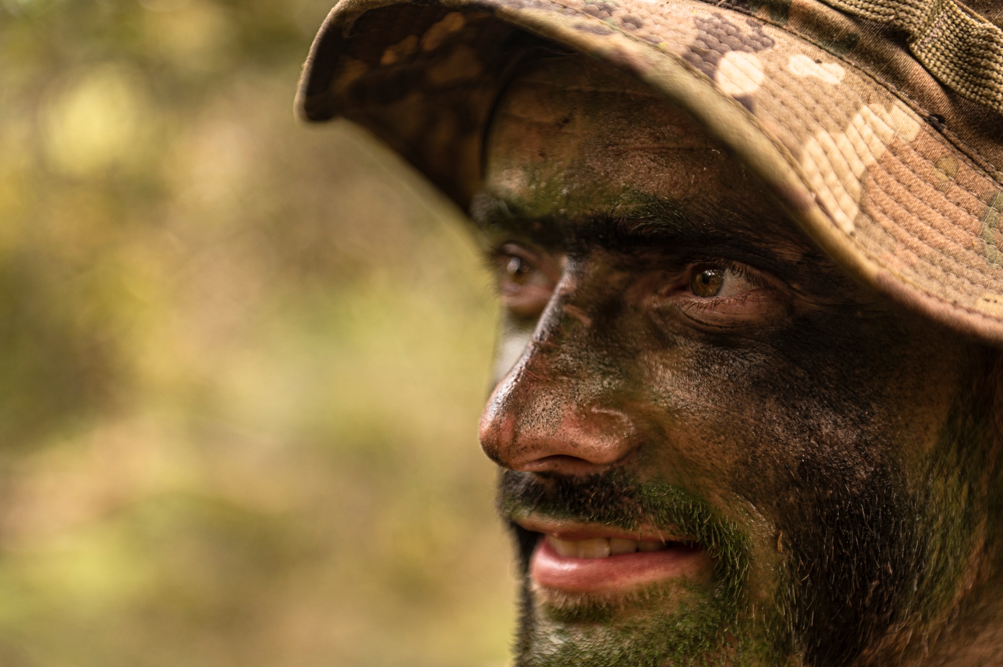 Photo of Airman in the jungle