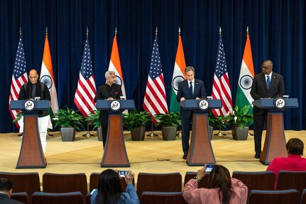 U.S., India Take Steps to Increase Cooperation, Ties Between 2 Largest Democracies