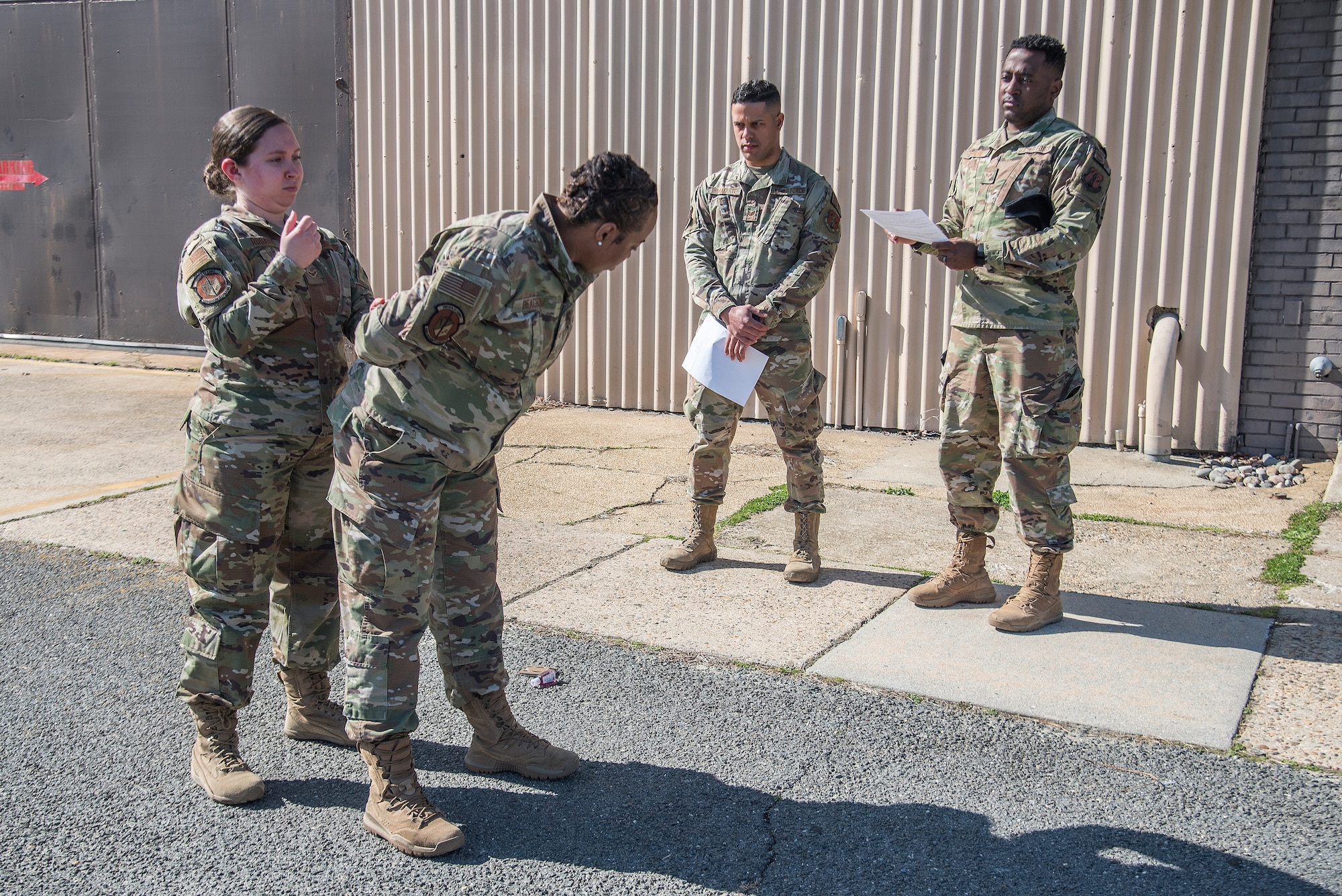 Security force training