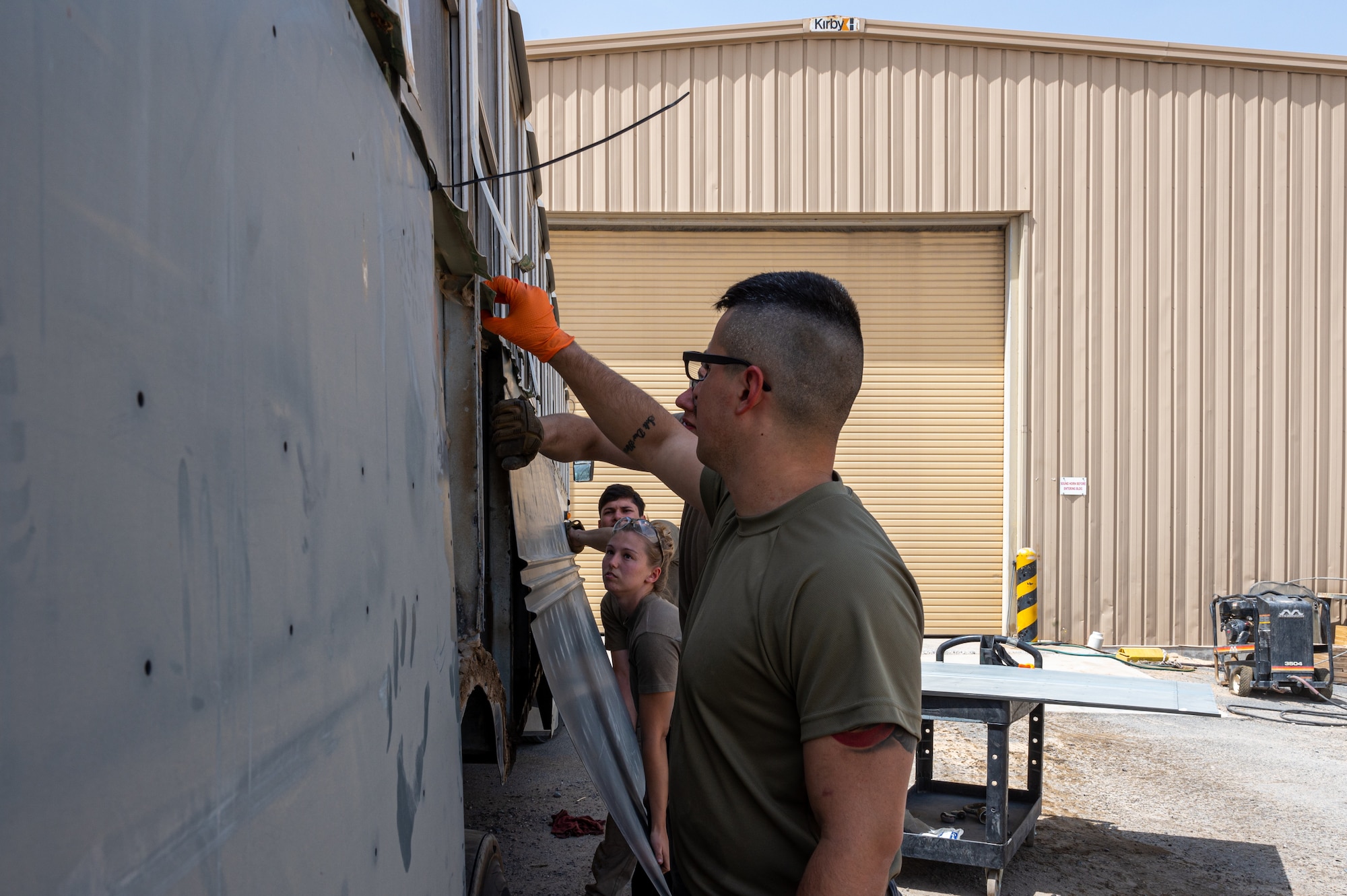 The 386th Expeditionary Logistics Readiness Squadron's vehicle maintenance section provides customer service, fleet management analysis and materiel control that contributes to the mission as they each manage different phases of the assets’ lifecycle at Ali Al Salem Air Base.