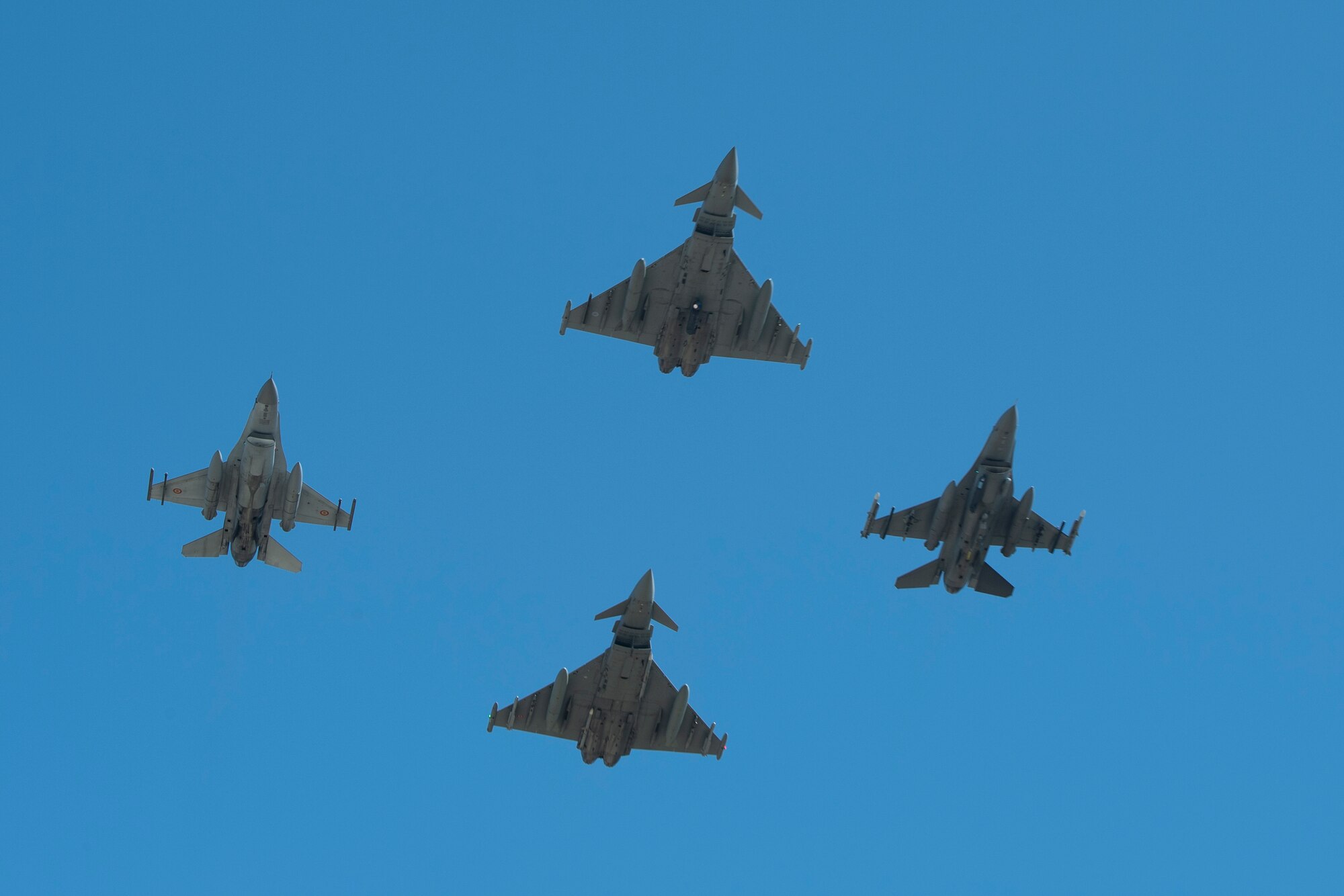 Photo of fighter jets in formation