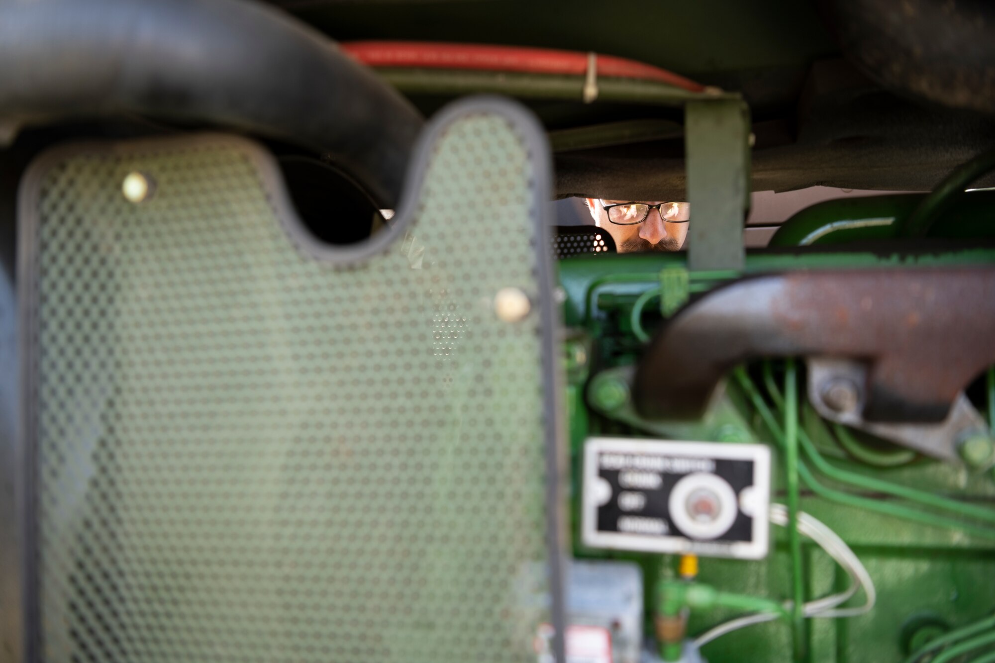 Photo of generator maintenance