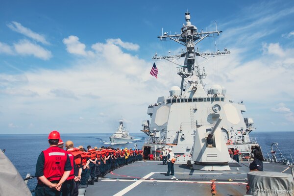 The Arleigh Burke-class guided-missile destroyer USS Momsen (DDG 92) and the Tentara Nasional Indonesia-Angkatan Laut, Bung Tomo-class corvette KRI Bung Tomo (FF 357) conducted bilateral training, providing the U.S. and Indonesian navies an opportunity to exercise and work together towards common maritime goals. Bilateral operations like this one reassure our allies and partners of the U.S. commitment to maintaining a free and open Indo-Pacific.