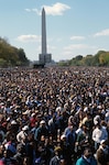 The Million Man March, October 16, 1995, in Washington, DC (Mark Reinstein)
