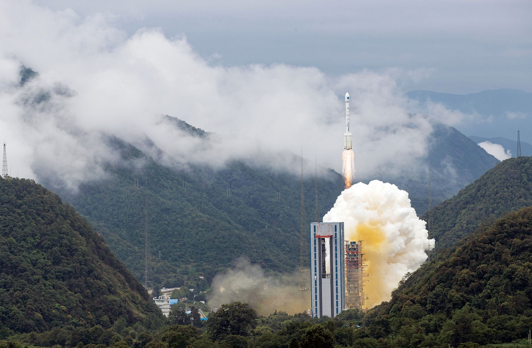 Rocket carrying last satellite of BeiDou Navigation Satellite
System blasts off from Xichang Satellite Launch Center in
southwest China’s Sichuan Province, June 23, 2020