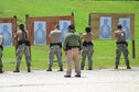 Sailors from U.S. Naval Base Guam's (NBG) Navy Security Forces (NSF) participated in a weapons qualification of the newer Sig Sauer M18 pistol at the NBG Firing Range in Santa Rita, Sept. 10.