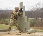 Fifteen Pennsylvania Army National Guard Soldiers compete in the weapons zero and qualification portion of the 2022 state Best Warrior Competition April 11, 2022, at Fort Indiantown Gap, Pa. The winners move on to regional competition in May.