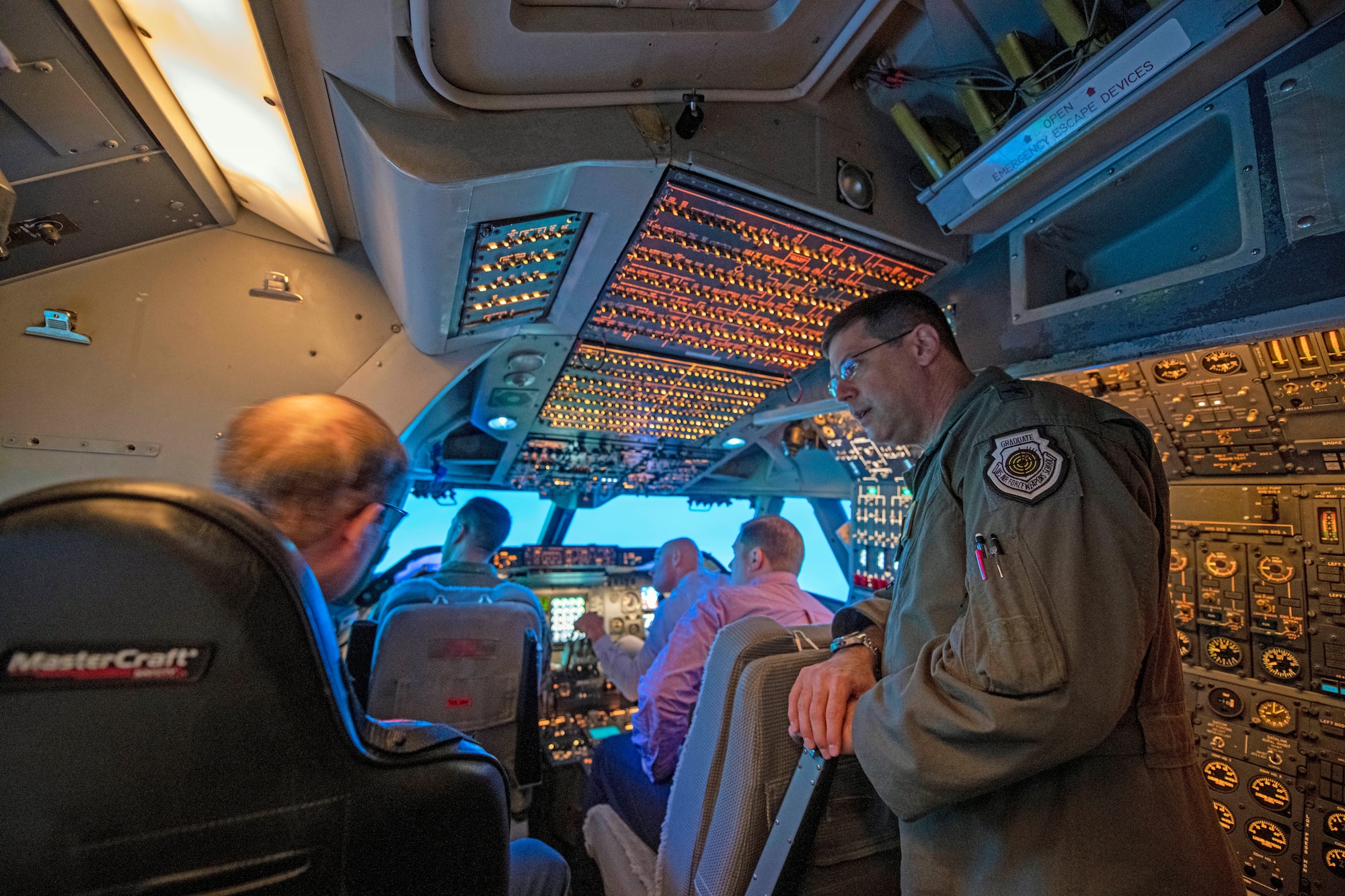 Interior of the E-4B simulator
