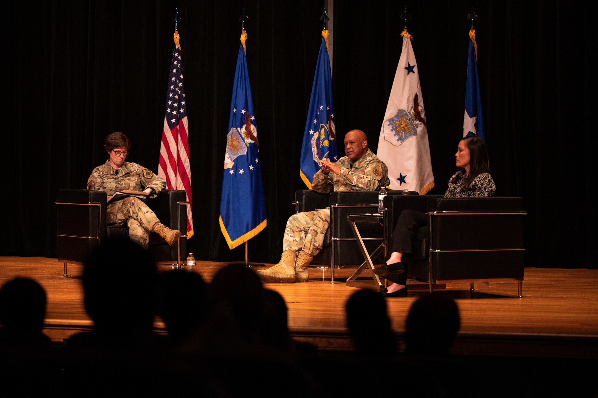 Women's Leadership Symposium discussion