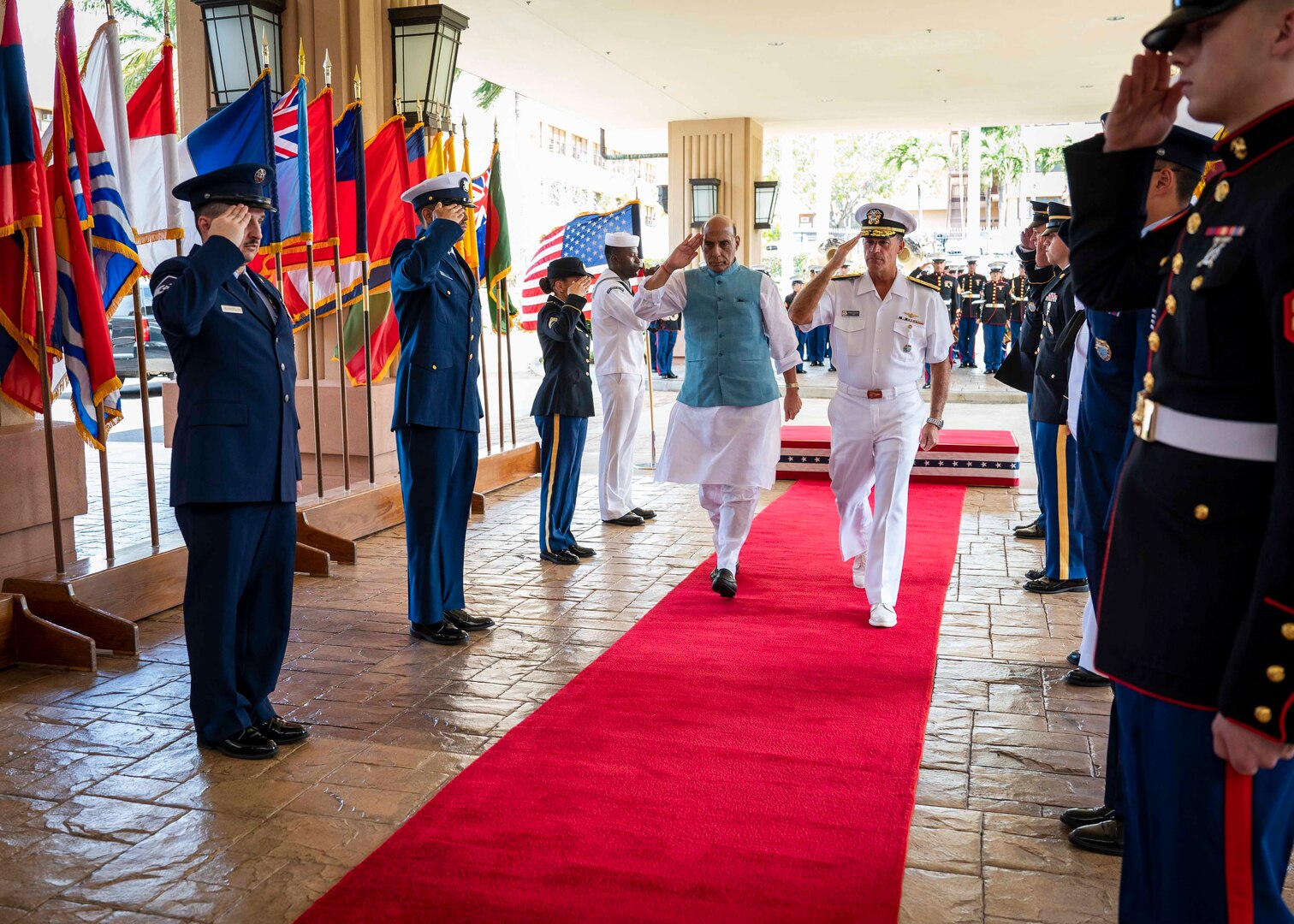 India MINDEF visit