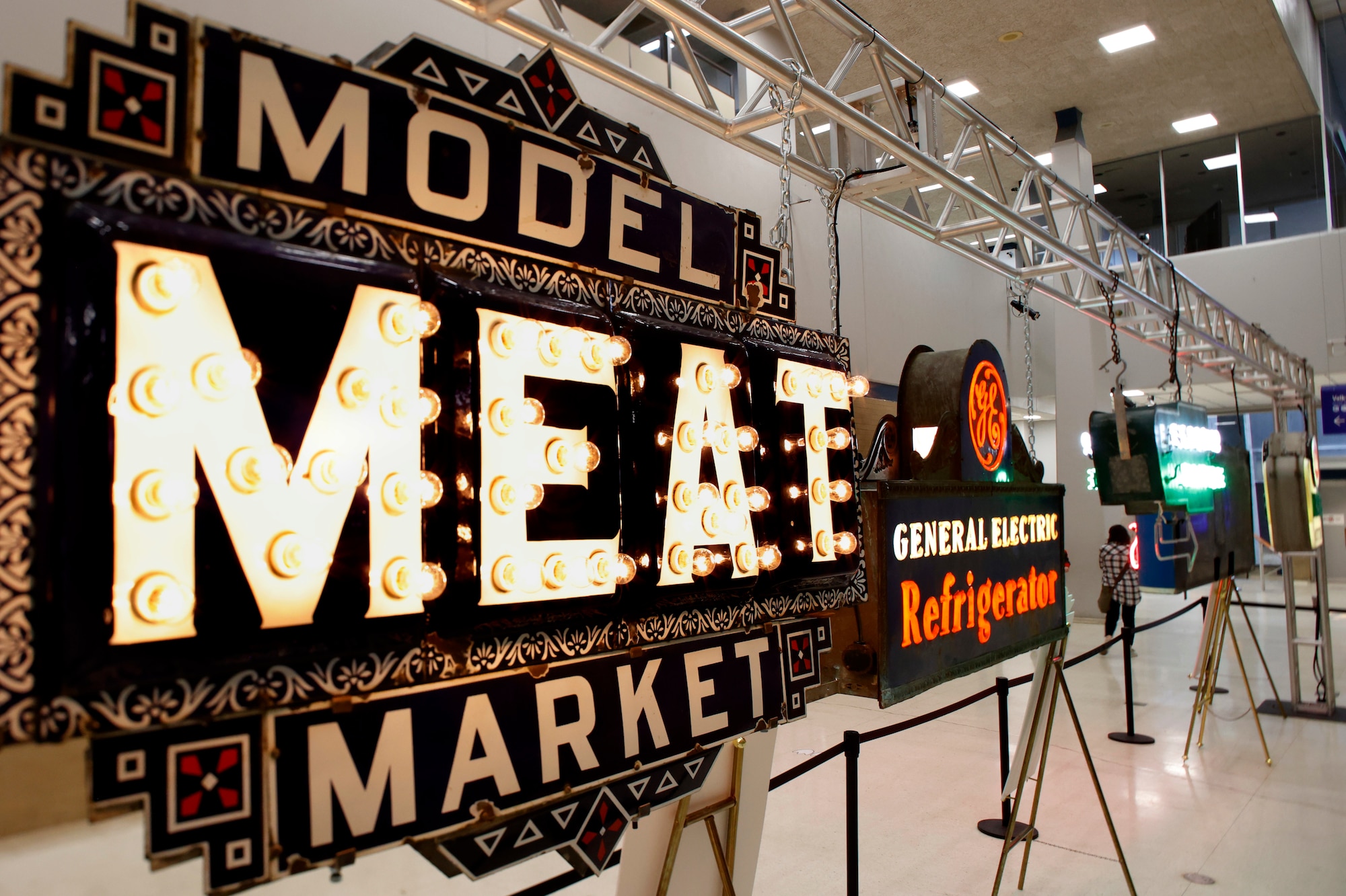 Visit the American Sign Museum Exhibit in Kettering Hall now through October 10.