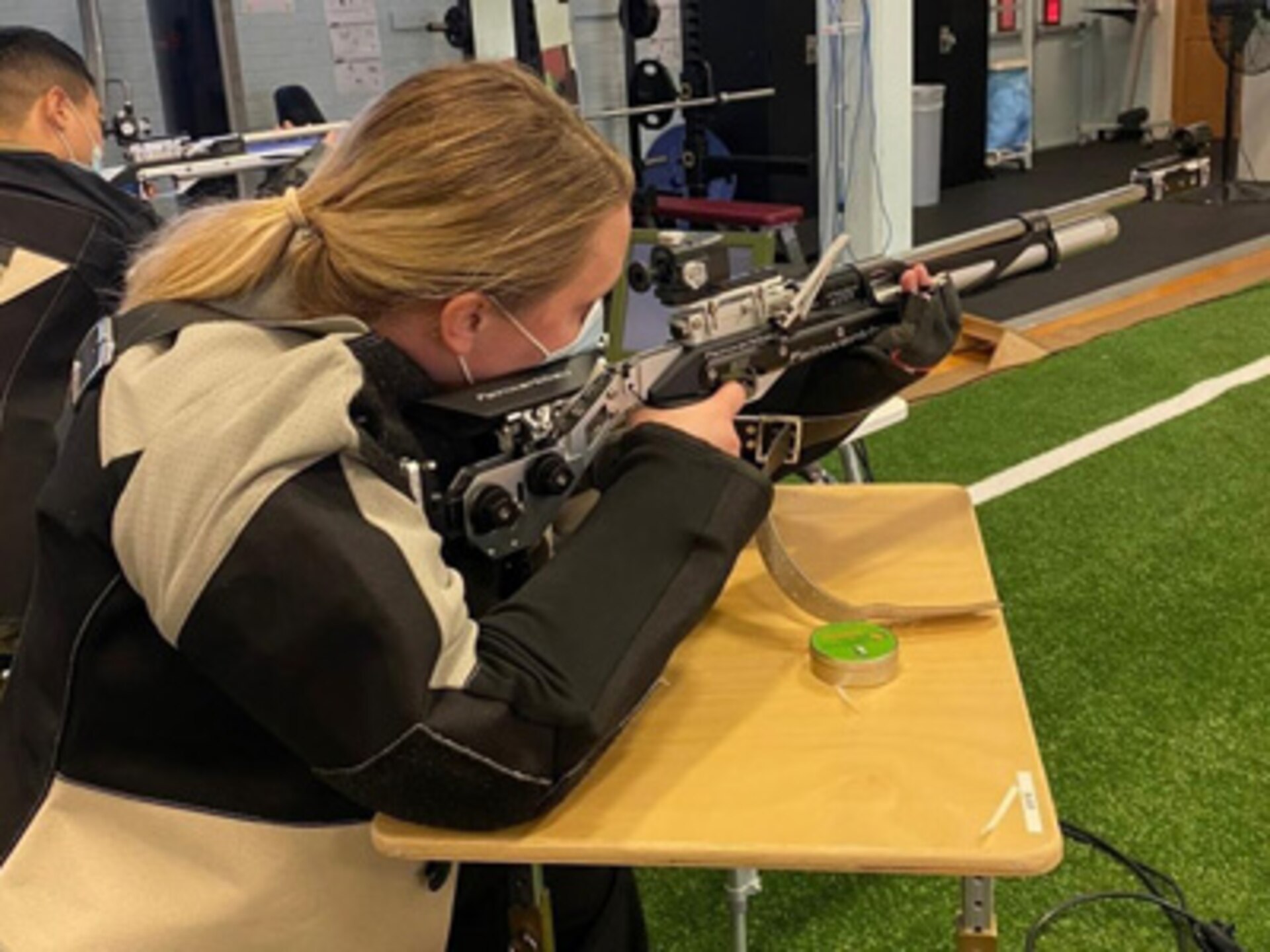 Capt. Blair Marshall trains for Army Trials and DoD Warrior Games at the Joint Base Louis-McChord Soldier Recovery Unit (SRU) in Washington state.