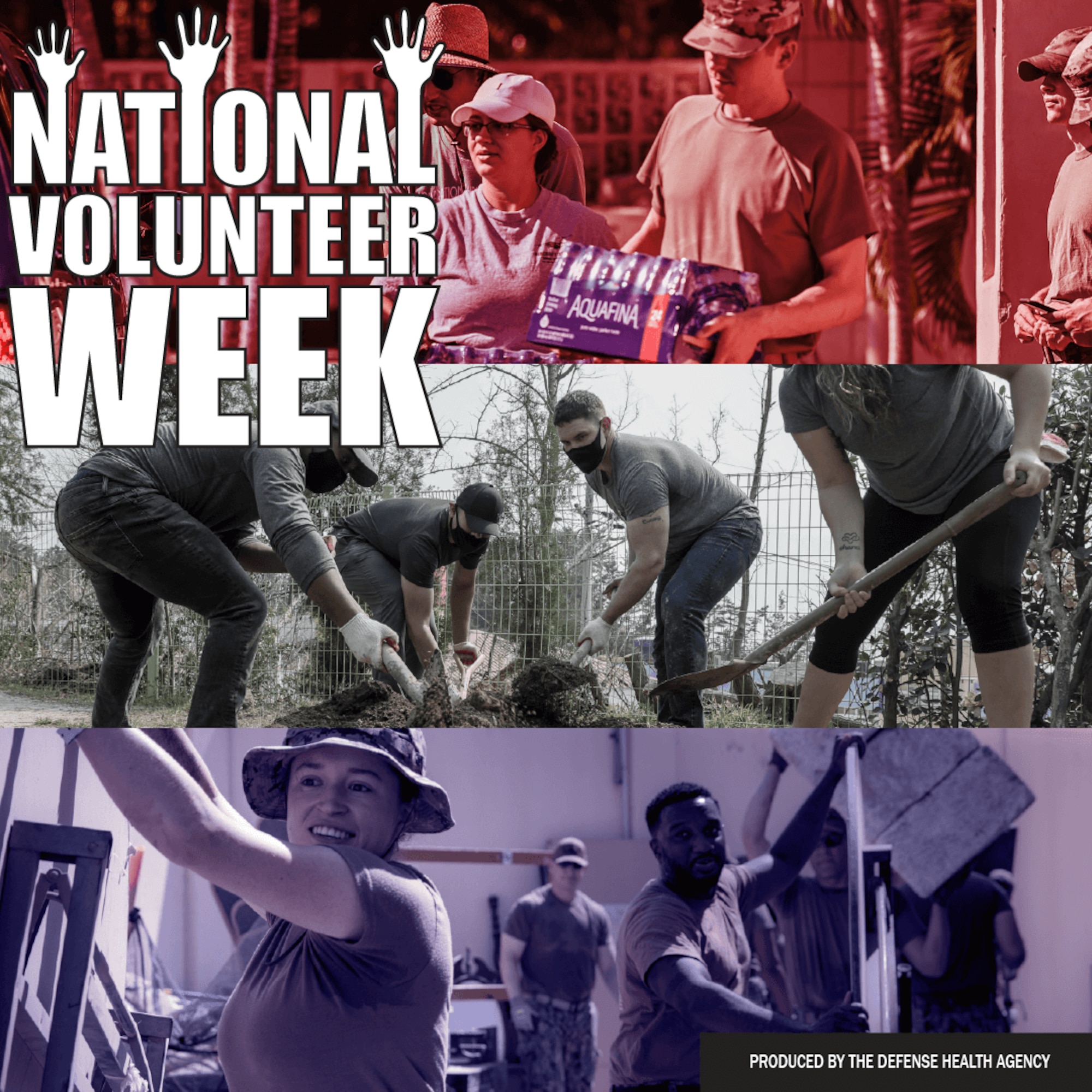 It’s National Volunteer Week! MacDill’s volunteers not only give back to our base but they directly support our mission, our people and our community. Their ongoing support helps highlight how MacDill is a true community of people. Challenge yourself to find a cause you’re passionate about and get out there and make a difference – you’ll be glad you did! (Defense Health Agency graphic)